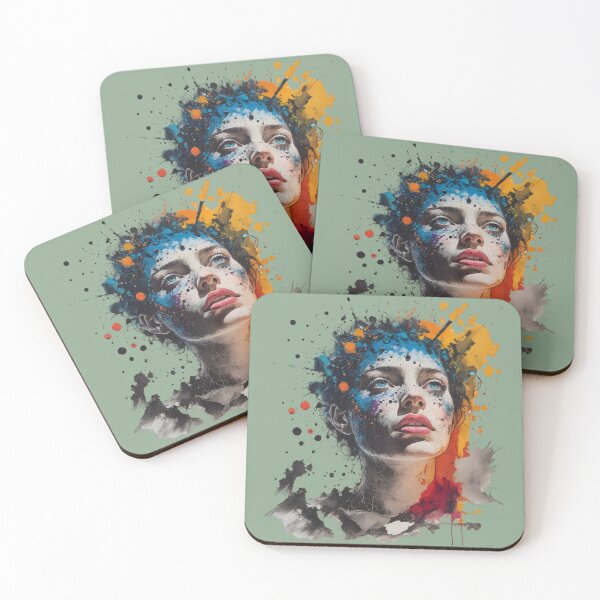 Item preview, Color Explosion Portrait designed and sold by Agnisherl.