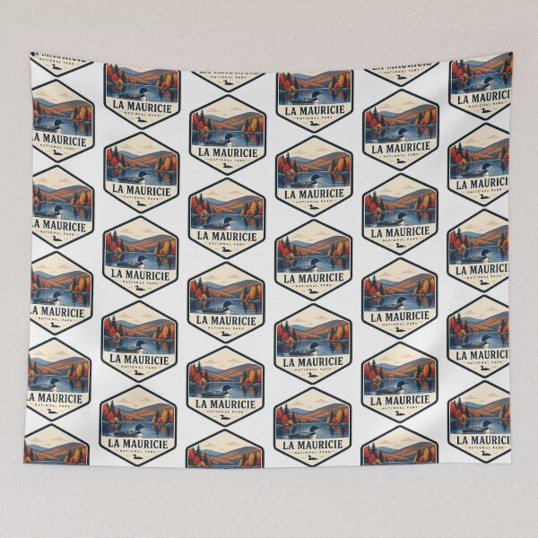 Item preview, La Mauricie National Park Canada Vintage Travel designed and sold by TravelersGems.
