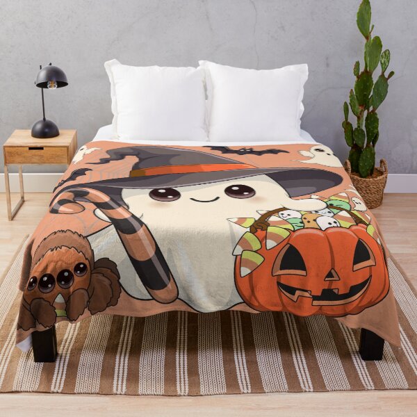 Item preview, Cute Halloween Ghost Kawaii Style designed and sold by BluedarkArt.