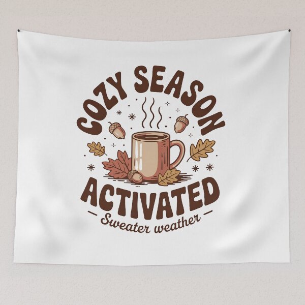 Item preview, Cozy Season Activated Fall Autumn designed and sold by Souck12.
