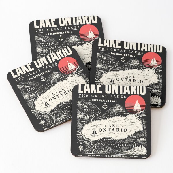 Item preview, Lake Ontario Great Lakes Resist Vintage Canada Lake Ontario Vacation designed and sold by AlvinObrien.