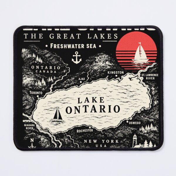 Item preview, Lake Ontario Great Lakes Resist Vintage Canada Lake Ontario Vacation designed and sold by AlvinObrien.