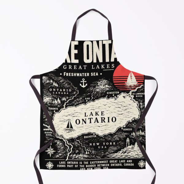 Item preview, Lake Ontario Great Lakes Resist Vintage Canada Lake Ontario Vacation designed and sold by AlvinObrien.