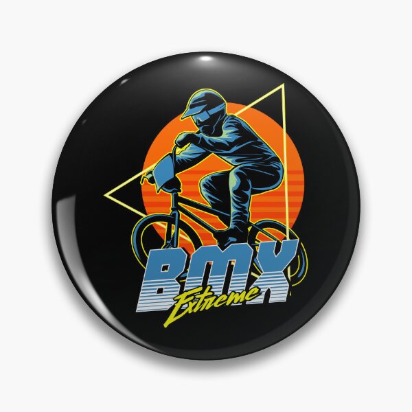 Item preview, BMX Extreme Retro Sunset Biker Rider designed and sold by heedooppod.
