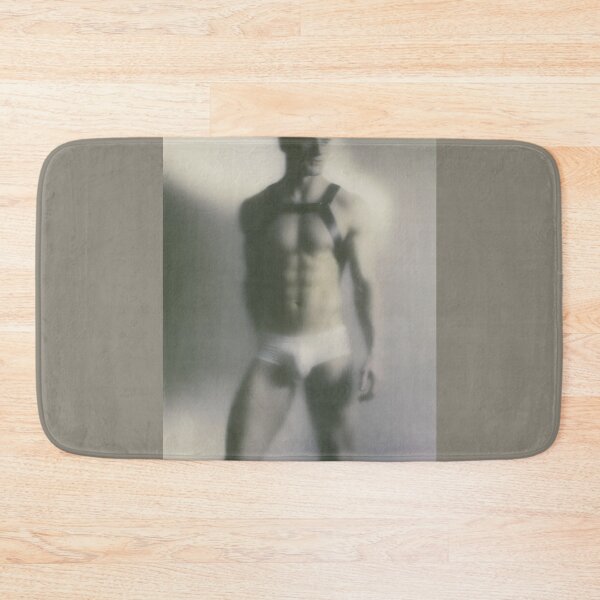 Item preview, Soft Focus Blonde Male - Dreamy Leather Harness Portrait designed and sold by gayishdesign.