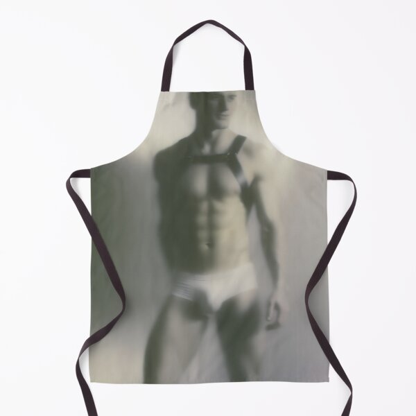 Item preview, Retrato de hombre rubio con enfoque suave y arnés de cuero de ensueño. designed and sold by gayishdesign.