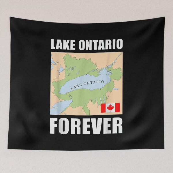 Item preview, Lake Ontario Forever Canada Map Funny Political Great Lakes Graphic designed and sold by DianaVape.