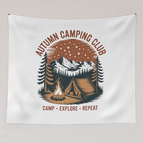 Item preview, Autumn Camping Club Campfire Adventure designed and sold by Souck12.