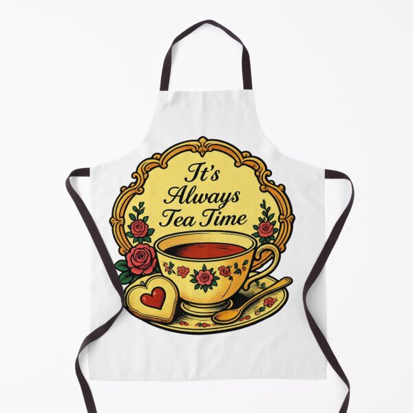 Item preview, Retro Vintage Tea Time Pop Art designed and sold by Bud the Pug & Friends .