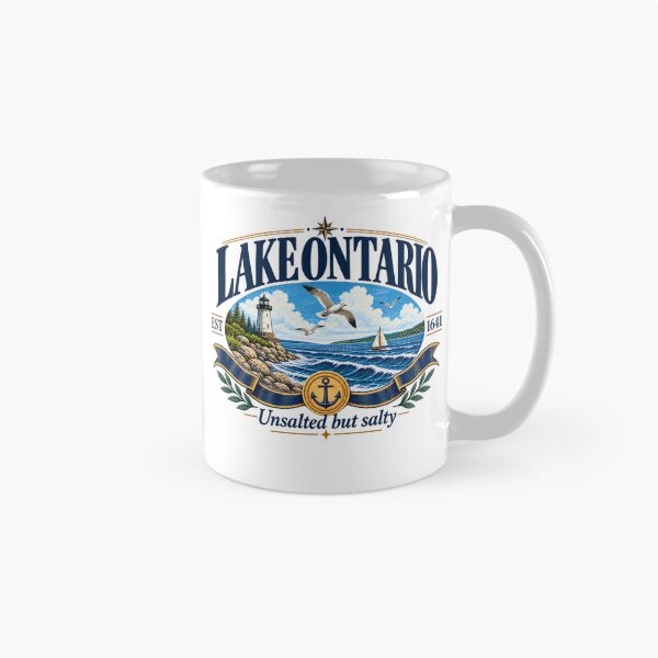 Item preview, Lake Ontario UnSalted But Salty Not Lake America Great Lakes designed and sold by AlvinObrien.