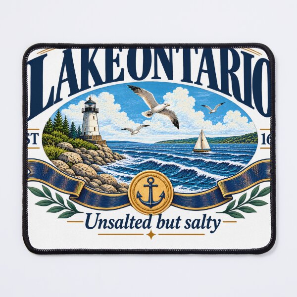 Item preview, Lake Ontario UnSalted But Salty Not Lake America Great Lakes designed and sold by AlvinObrien.