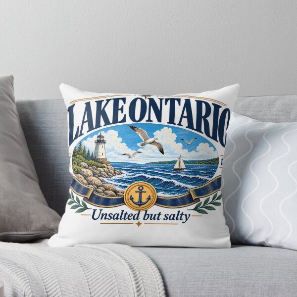 Item preview, Lake Ontario UnSalted But Salty Not Lake America Great Lakes designed and sold by AlvinObrien.