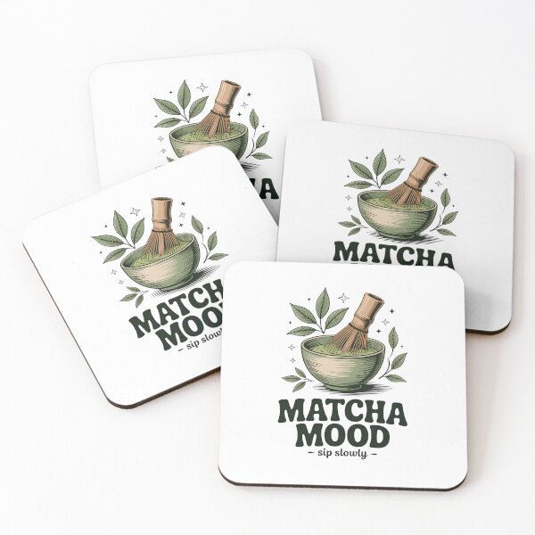 Item preview, Matcha Mood Cozy Green Tea Cafe designed and sold by Souck12.