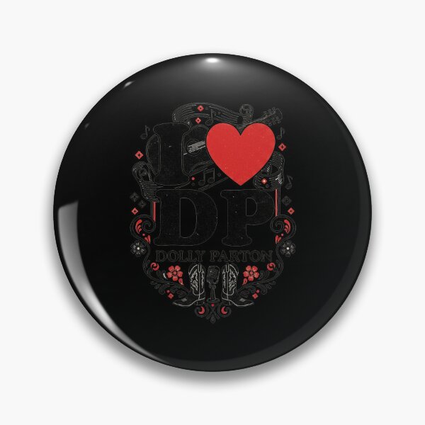 Item preview, Vintage I Love Dolly Parton DP Heart Country Western Music designed and sold by Dravienart.