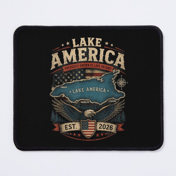 Item preview, Lake America Previously Known as Lake Ontario Funny Political Parody Graphic designed and sold by DianaVape.