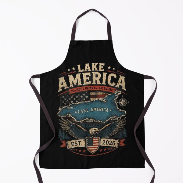 Item preview, Lake America Previously Known as Lake Ontario Funny Political Parody Graphic designed and sold by DianaVape.