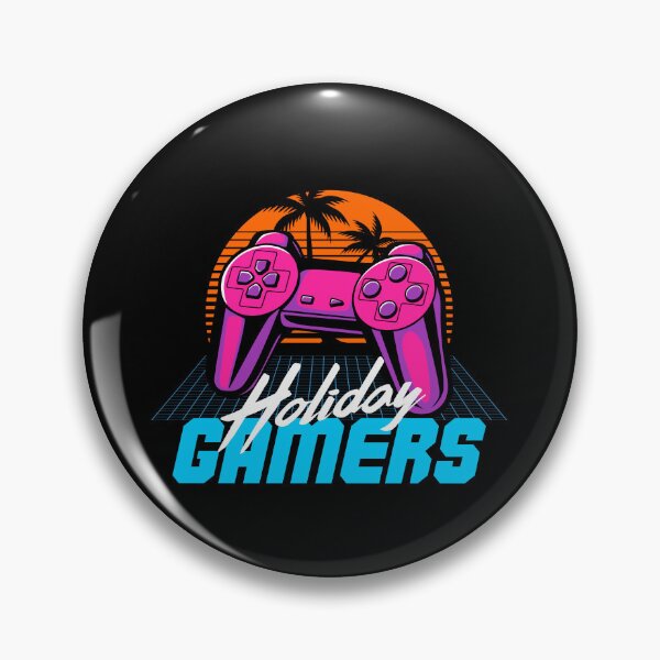 Item preview, Holiday Gamers Retro Synthwave Video Game Controller designed and sold by heedooppod.