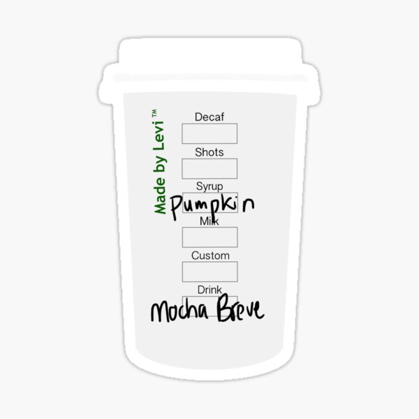 Levi's Latte Sticker