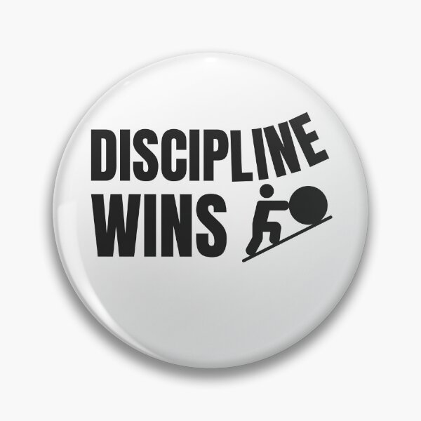 Item preview, Discipline Wins – Gym Motivation designed and sold by RisticCEO.