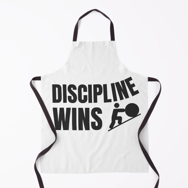 Item preview, Discipline Wins – Gym Motivation designed and sold by RisticCEO.
