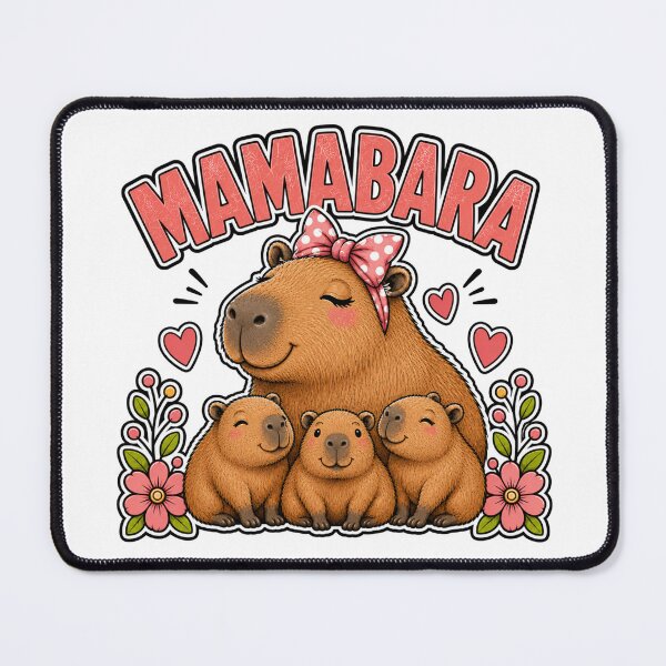 Item preview, Mamabara Cute Capybara Mom designed and sold by WeirdlyMild.