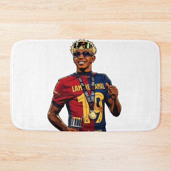 Item preview, Lamine Yamal Champion Illustration Comic Style Art designed and sold by annaarthk.