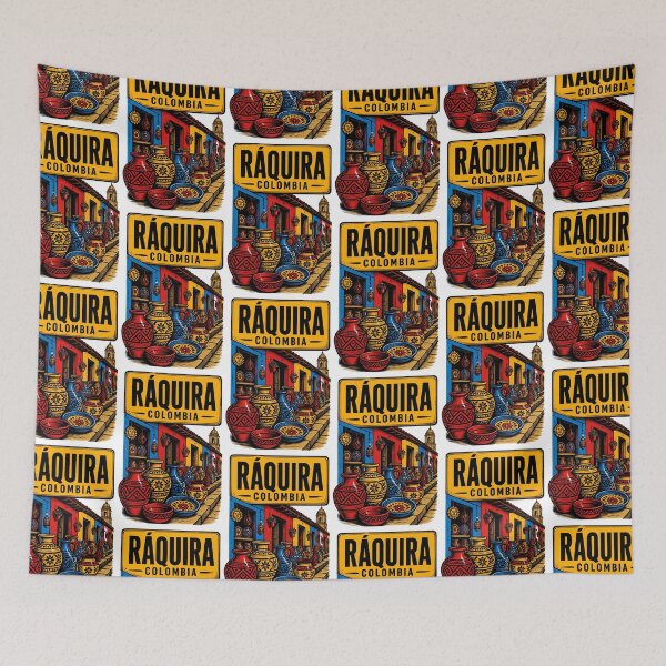 Item preview, Raquira Colombia Vintage Travel Tourism designed and sold by TravelersGems.