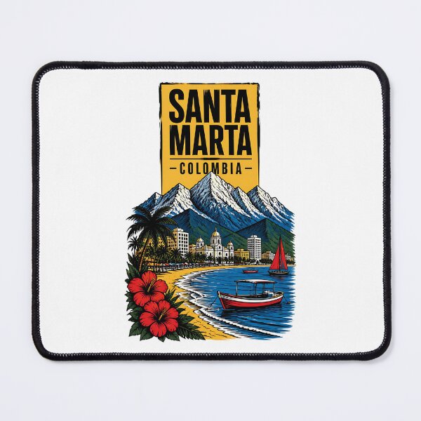 Item preview, Santa Marta Colombia Vintage Travel Tourism designed and sold by TravelersGems.