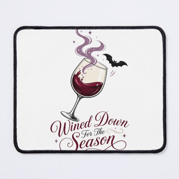Item preview, Wined Down For The Season Shirt, Comfort Colors® Witch Wine Glass Tee, Funny Halloween Wine Lover Graphic designed and sold by TshirtsLabs.