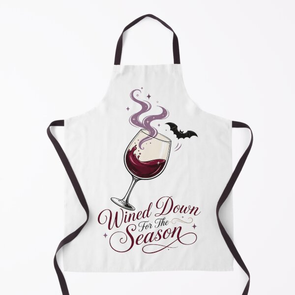 Item preview, Wined Down For The Season Shirt, Comfort Colors® Witch Wine Glass Tee, Funny Halloween Wine Lover Graphic designed and sold by TshirtsLabs.
