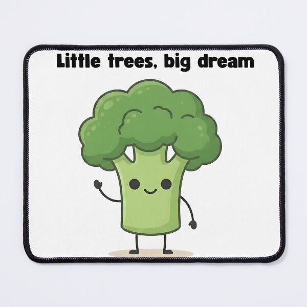 Item preview, cute broccli designed and sold by Rockveil Co..