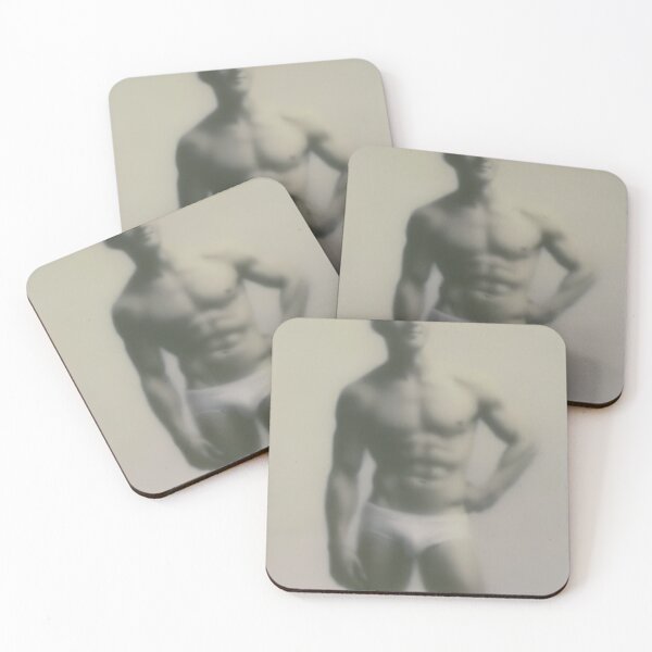 Item preview, Vintage Soft Focus Blonde Male - Dreamy Athletic Portrait designed and sold by gayishdesign.