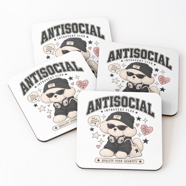 Item preview, Introvert & Antisocial – Minimal Fashion Collection designed and sold by AnteesocialTees.