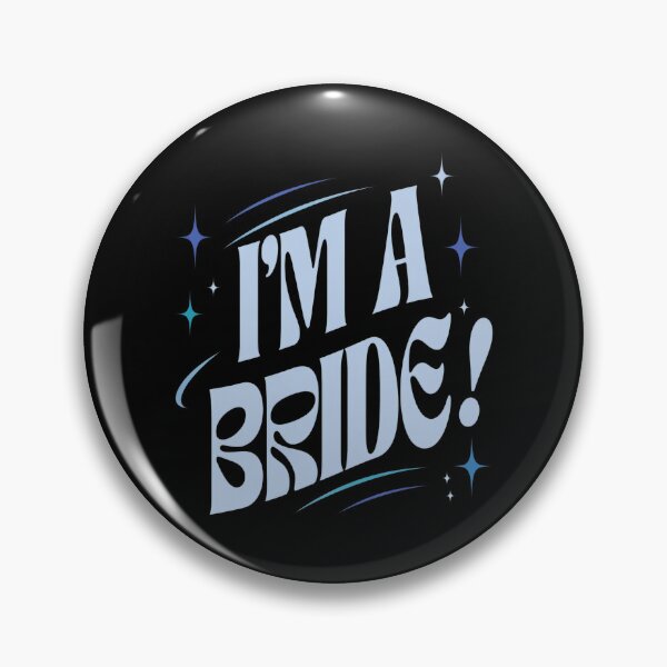 Item preview, I'm A Bride Blue Quote Retro designed and sold by EvanCabrera.