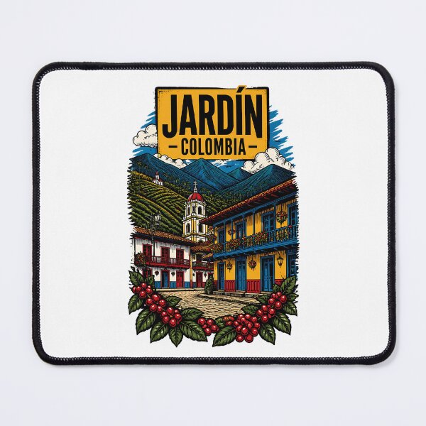 Item preview, Jardin Colombia Vintage Travel Tourism designed and sold by TravelersGems.