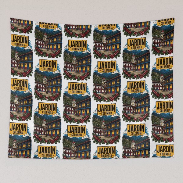 Item preview, Jardin Colombia Vintage Travel Tourism designed and sold by TravelersGems.