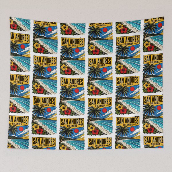 Item preview, San Andres Colombia Vintage Travel Tourism designed and sold by TravelersGems.