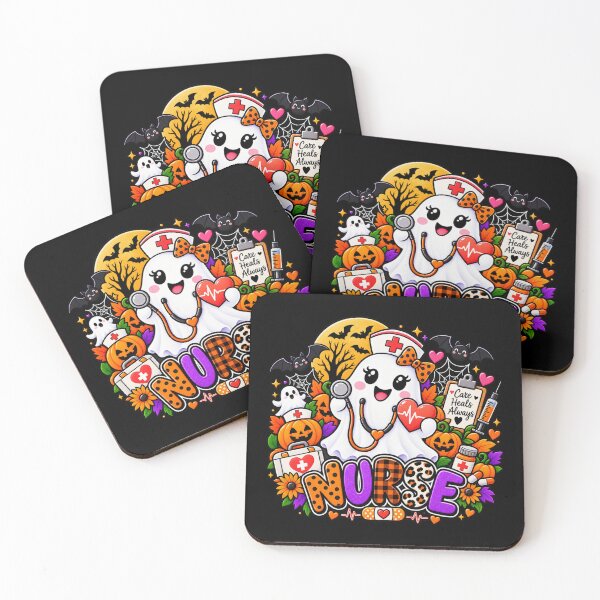 Item preview, Nurse Halloween Gift Cute Ghost Healthcare Style designed and sold by Corvoria.