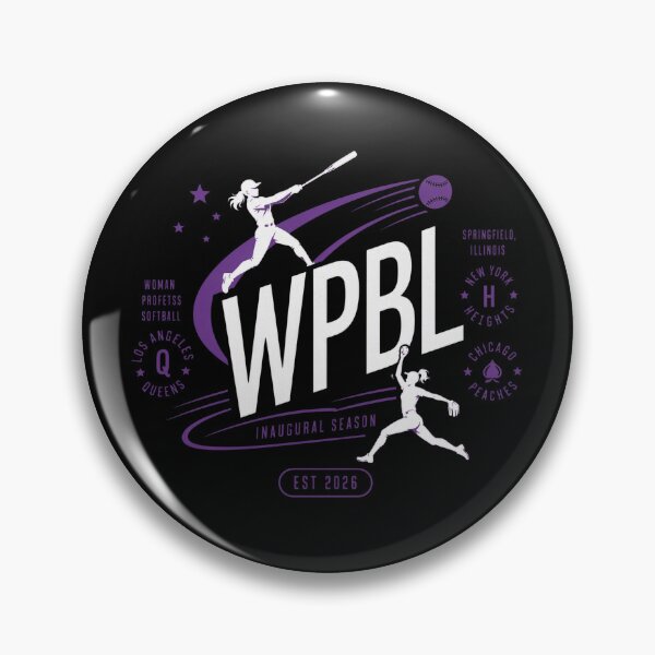 Item preview, Wpbl Inaugural Season Deep Purple Retro designed and sold by EvanCabrera.