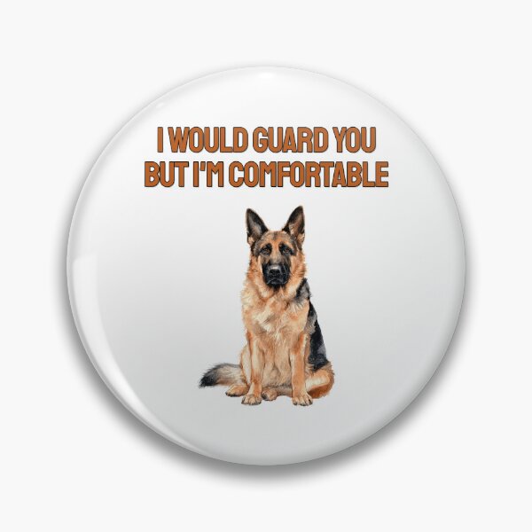 Item preview, Lazy German Shepherd Watercolour Sarcastic Dog Quote designed and sold by NatureUnleashed.