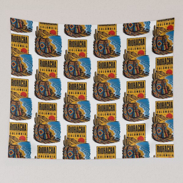 Item preview, Riohacha Colombia Vintage Travel Tourism designed and sold by TravelersGems.