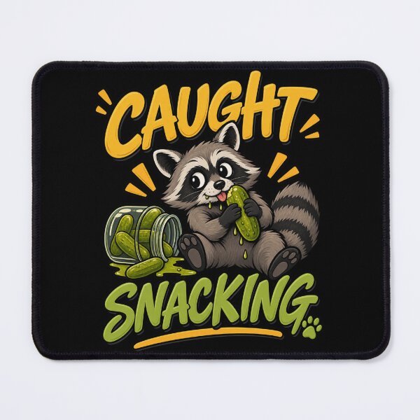 Item preview, Raccoon Eating Pickles Meme Design designed and sold by DarkRelicStudio.