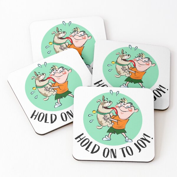 Item preview, Hold On to Joy Funny Dog designed and sold by Ekaterina  Biserova.