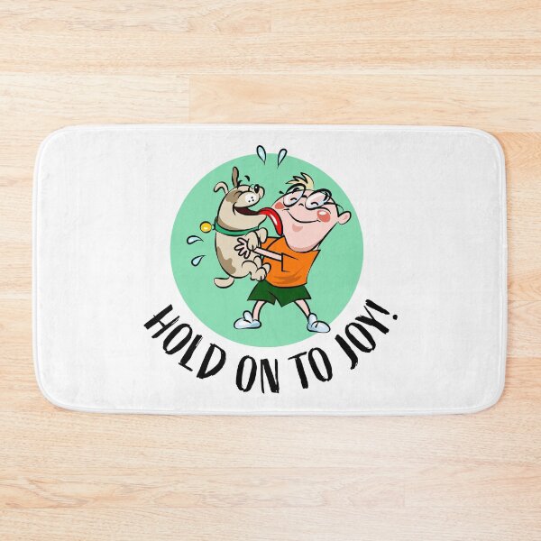 Item preview, Hold On to Joy Funny Dog designed and sold by Ekaterina  Biserova.