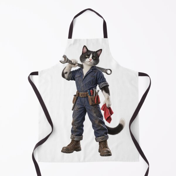 Item preview, Mechanic Cat designed and sold by SirSalamander.
