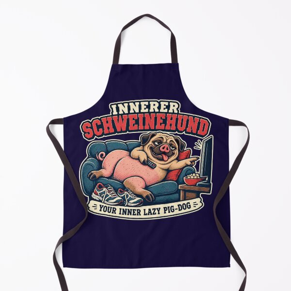 Item preview, Innerer Schweinehund – Inner Lazy Pig Dog Funny German Saying designed and sold by SVox.