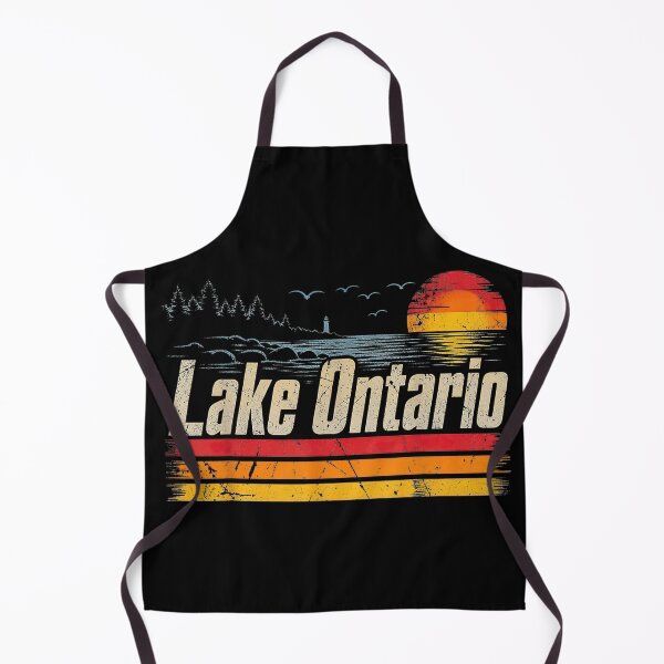 Item preview, Retro Lake Ontario Sunset Great Lakes Canada Vintage Travel Graphic designed and sold by Lexalion.