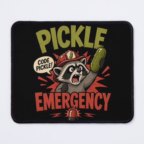 Item preview, Raccoon Eating Pickles Meme Design designed and sold by DarkRelicStudio.