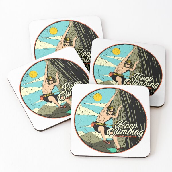 Item preview, Keep Climbing Extreme Adventure Rock Climber designed and sold by heedooppod.