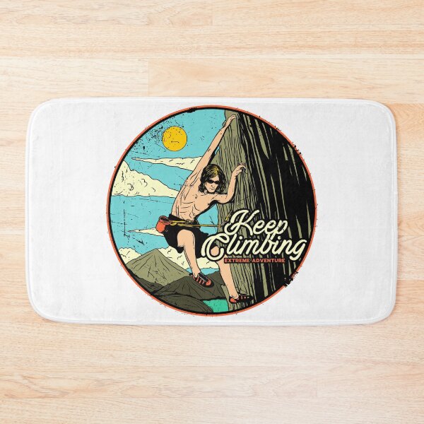 Item preview, Keep Climbing Extreme Adventure Rock Climber designed and sold by heedooppod.
